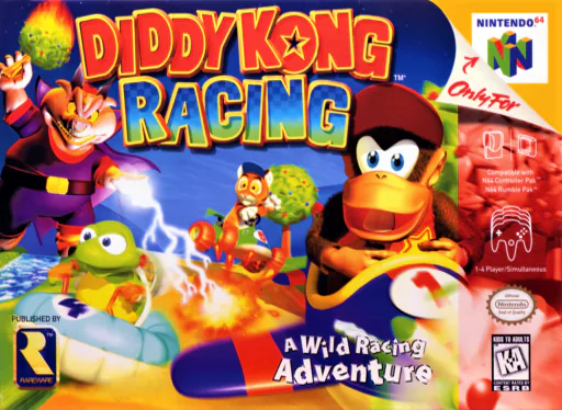 Diddy Kong Racing Nintendo 64 box art