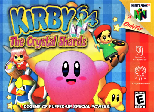Kirby 64: The Crystal Shards Nintendo 64 box art