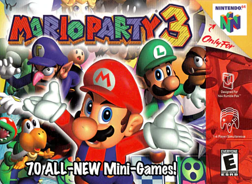 Mario Party 3 Nintendo 64 box art