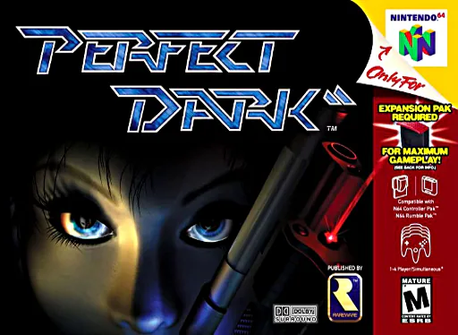 Perfect Dark Nintendo 64 box art