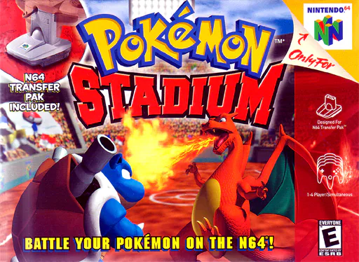 Pokémon Stadium Nintendo 64 box art