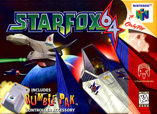 Star Fox 64 Nintendo 64 box art