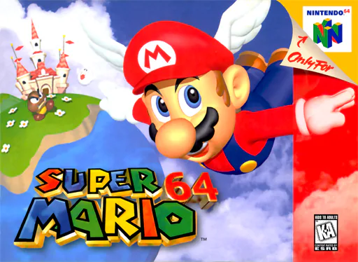 Super Mario 64 Nintendo 64 box art