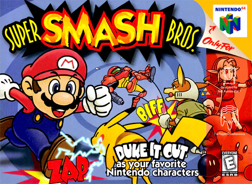 Super Smash Bros. Nintendo 64 box art